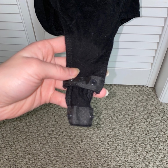 Garage Black Crossbody V-Neck Bodysuit - Picture 4 of 6